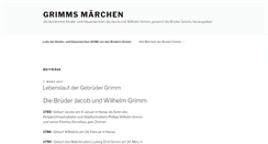Desktop Screenshot of grimms-maerchen.com