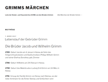 Tablet Screenshot of grimms-maerchen.com